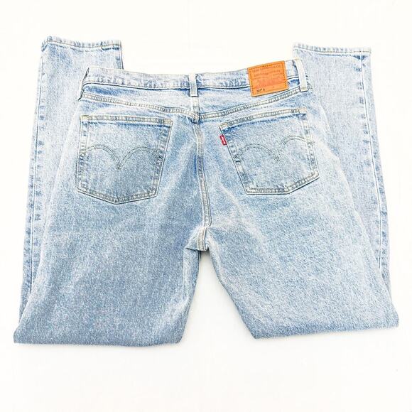 Levi's 501 Skinny Light Wash Denim Jeans Button Fly Capital Letters SIze 31 x 30 - Picture 5 of 9